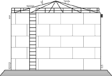 storage tank ถังเก็บ ถังเก็บน้ำ ถังเก็บของเหลว 